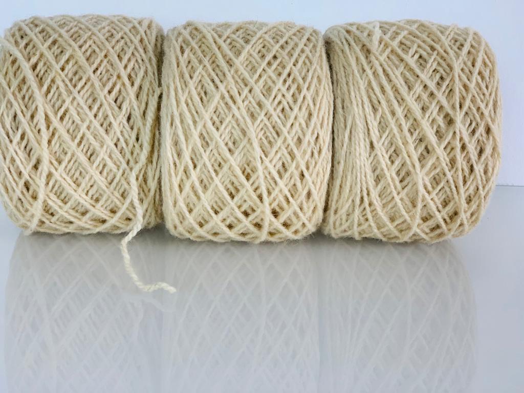 Sockenwolle Naturfarben 100% reine Schafwolle Naturbeige (6,10€/100g) – Bild 2