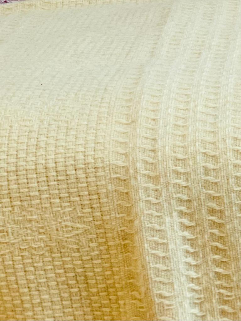 XXL Tagesdecke, 100% Schafschurwolle, Beige, ohne Muster, 215cmx200cm – Bild 6