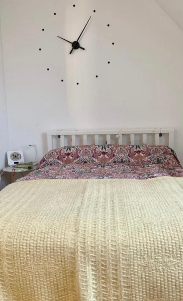 XXL Tagesdecke, 100% Schafschurwolle, Beige, ohne Muster, 215cmx200cm – Bild 9