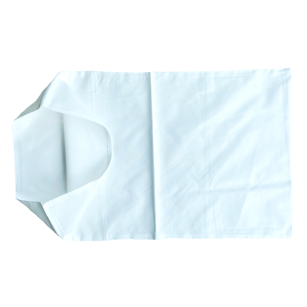 Kissenbezug 30x50 cm, Weiß, 100% Baumwolle - Kissenhülle/Kinderkissenhülle/Kopfkissenbezug – Bild 2