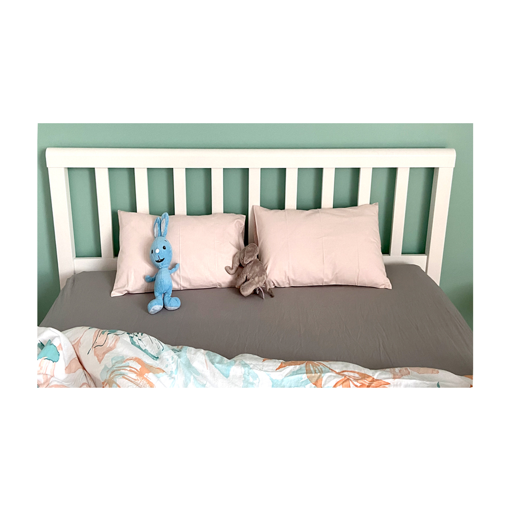 Kissenbezug 30x50 cm, Weiß, 100% Baumwolle - Kissenhülle/Kinderkissenhülle/Kopfkissenbezug – Bild 7