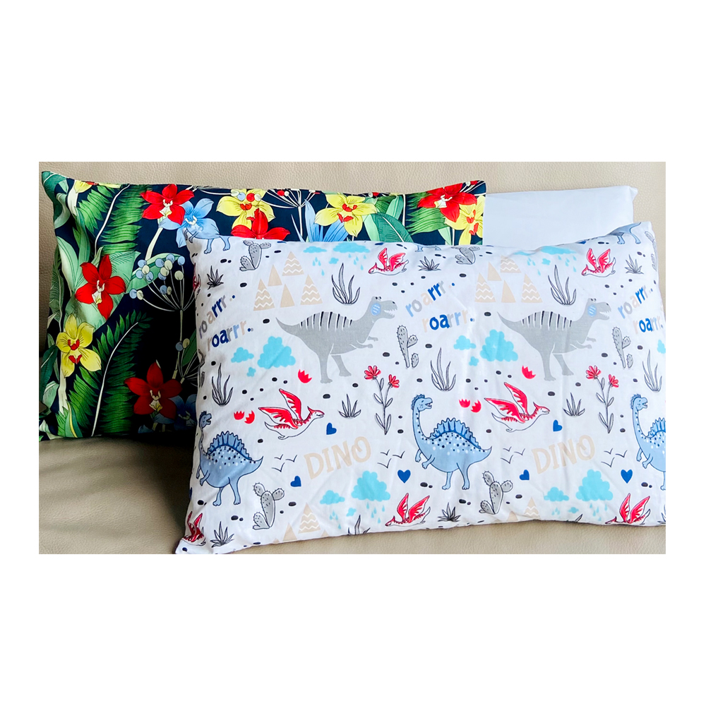 Kissenbezug 30x50 cm, Weiß, 100% Baumwolle - Kissenhülle/Kinderkissenhülle/Kopfkissenbezug – Bild 6