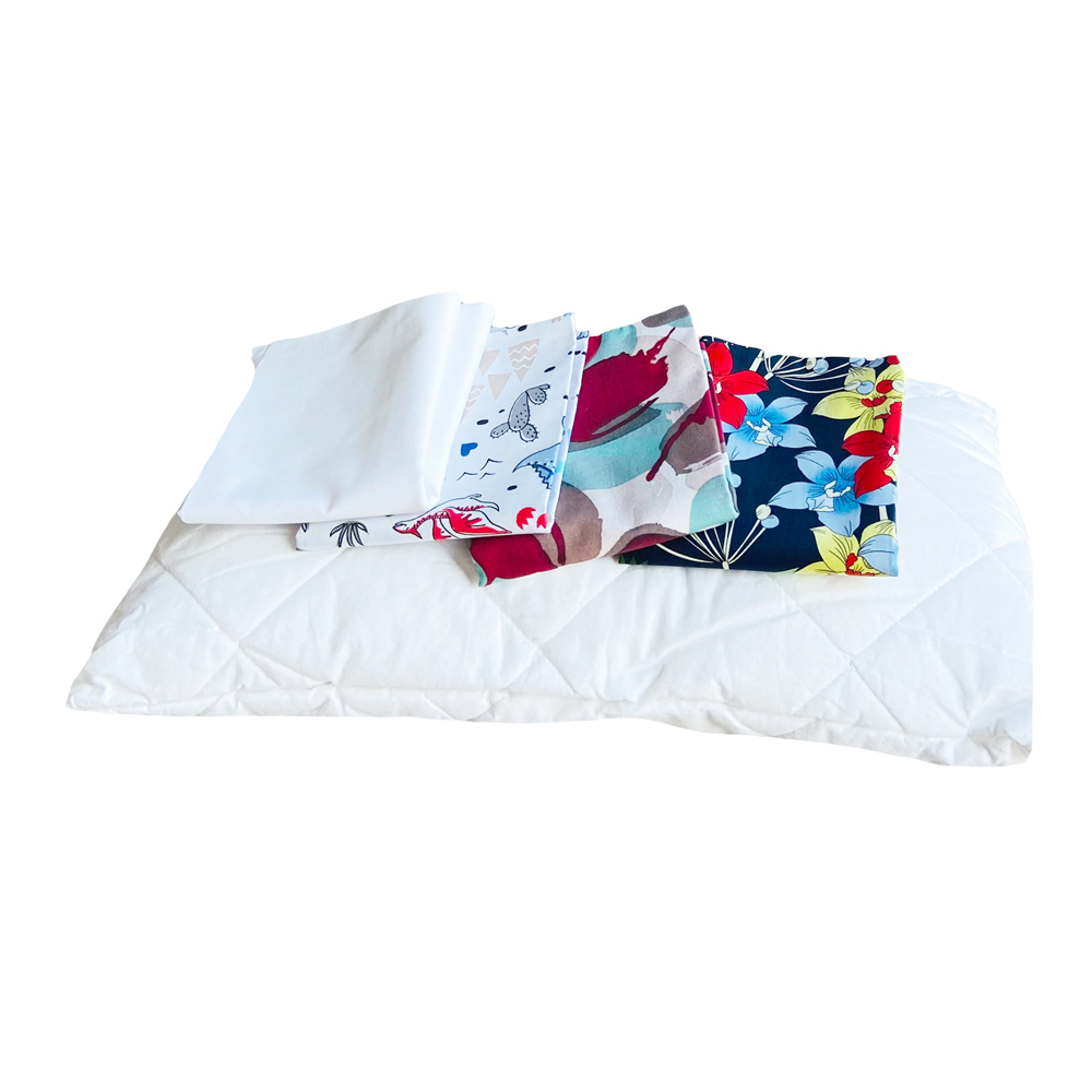 Kissenbezug 30x50 cm, Weiß, 100% Baumwolle - Kissenhülle/Kinderkissenhülle/Kopfkissenbezug – Bild 10