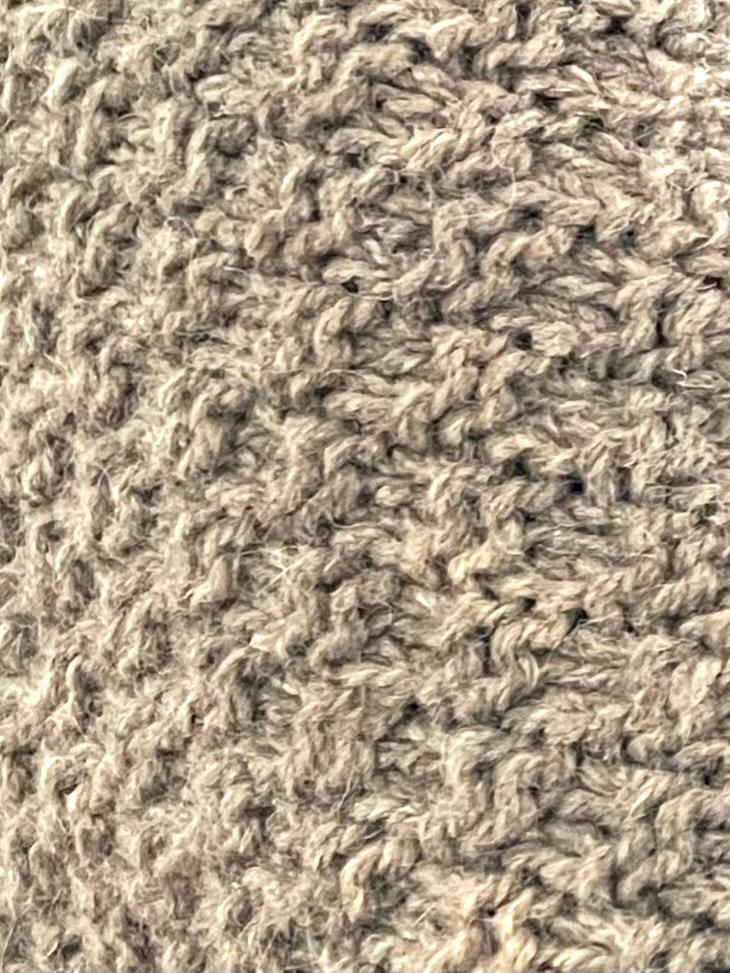 XXL Dreickschal, Stola, Strick-Poncho - 100% Öko-Schafschurwolle – Bild 10