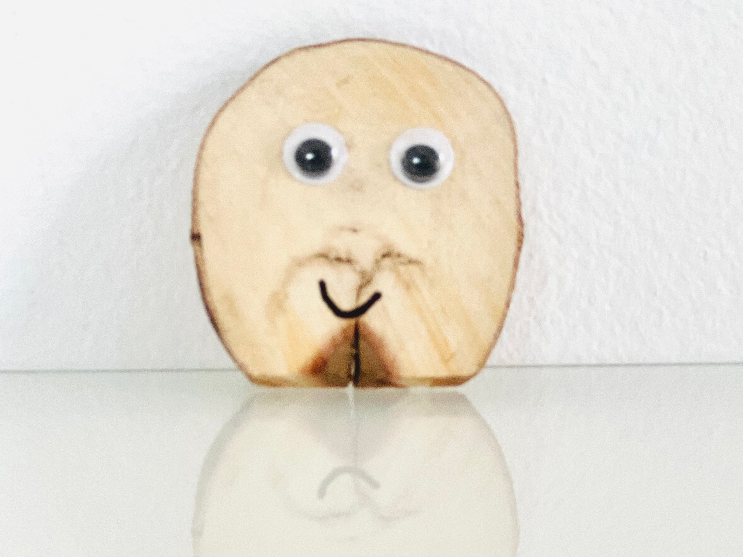 Bastelset "Holzscheiben und Wackelaugen" (Inhalt: 30 Stück) – Bild 2