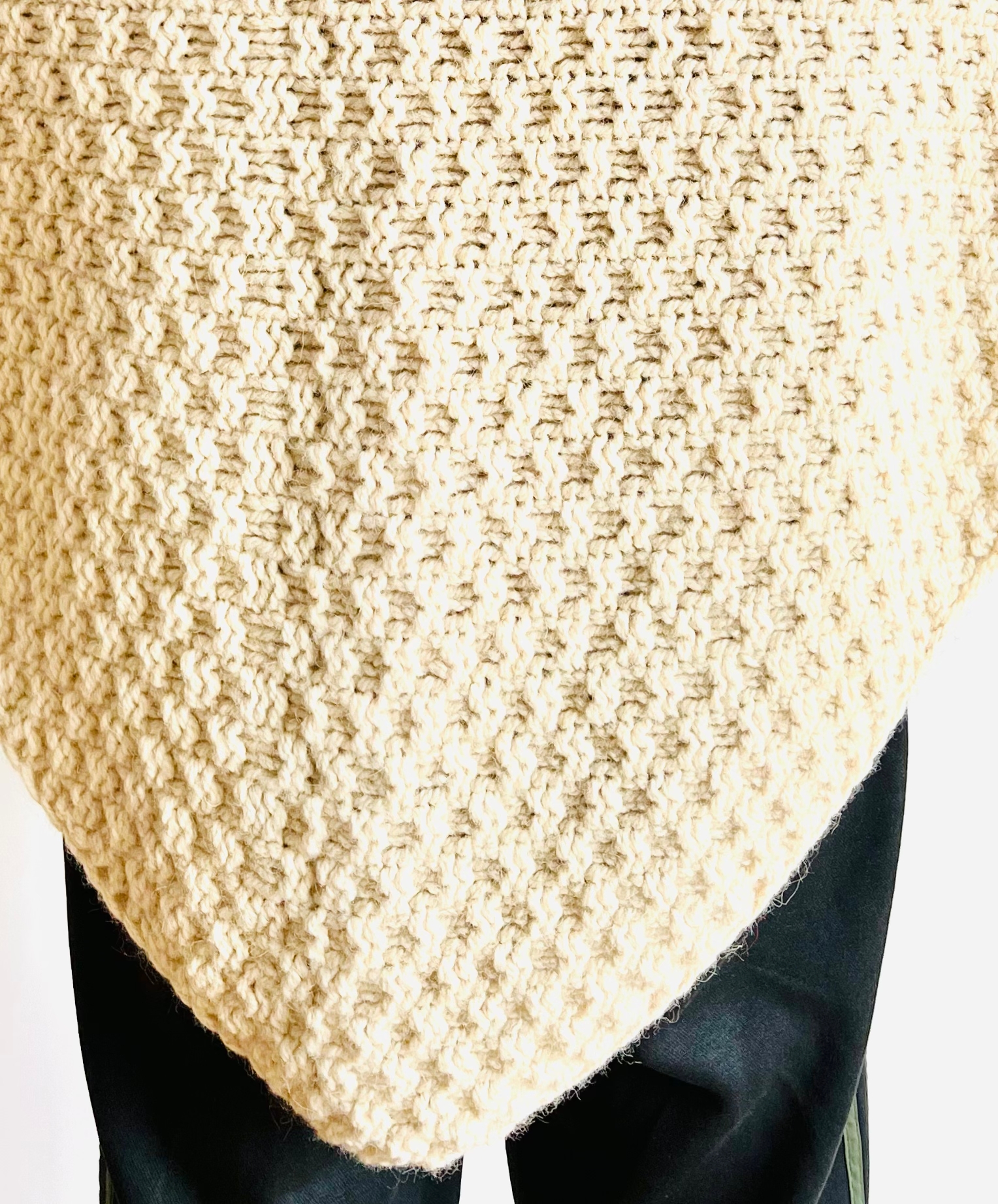 STRICKWOLLE - 100% Schurwolle 500 Gramm - NEU - hellbeige - ungewaschen – Bild 6