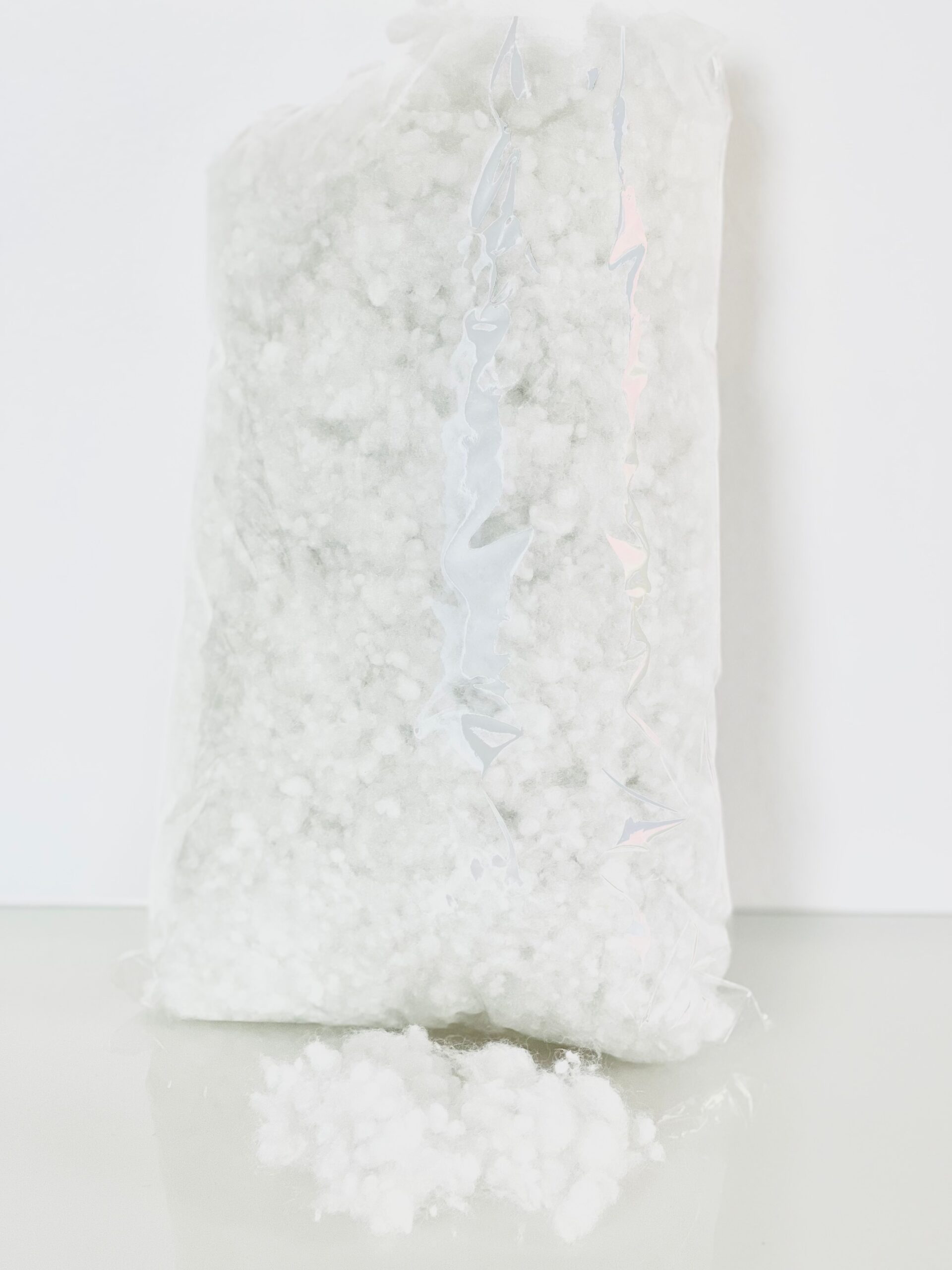 Füllmaterial für Kopfkissen, Plüschtiere, zum Basteln - Polyesterfaserbällchen - 100g