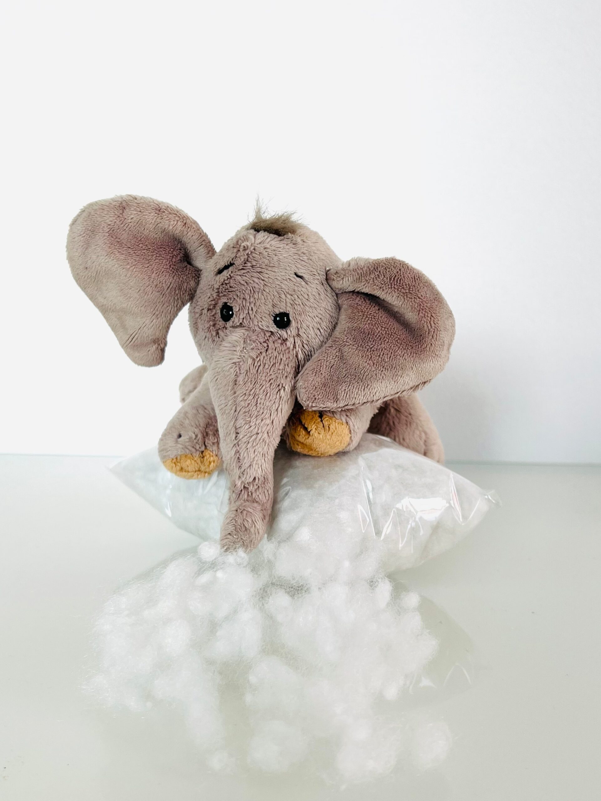 Füllmaterial für Kopfkissen, Plüschtiere, zum Basteln - Polyesterfaserbällchen - 30g – Bild 4