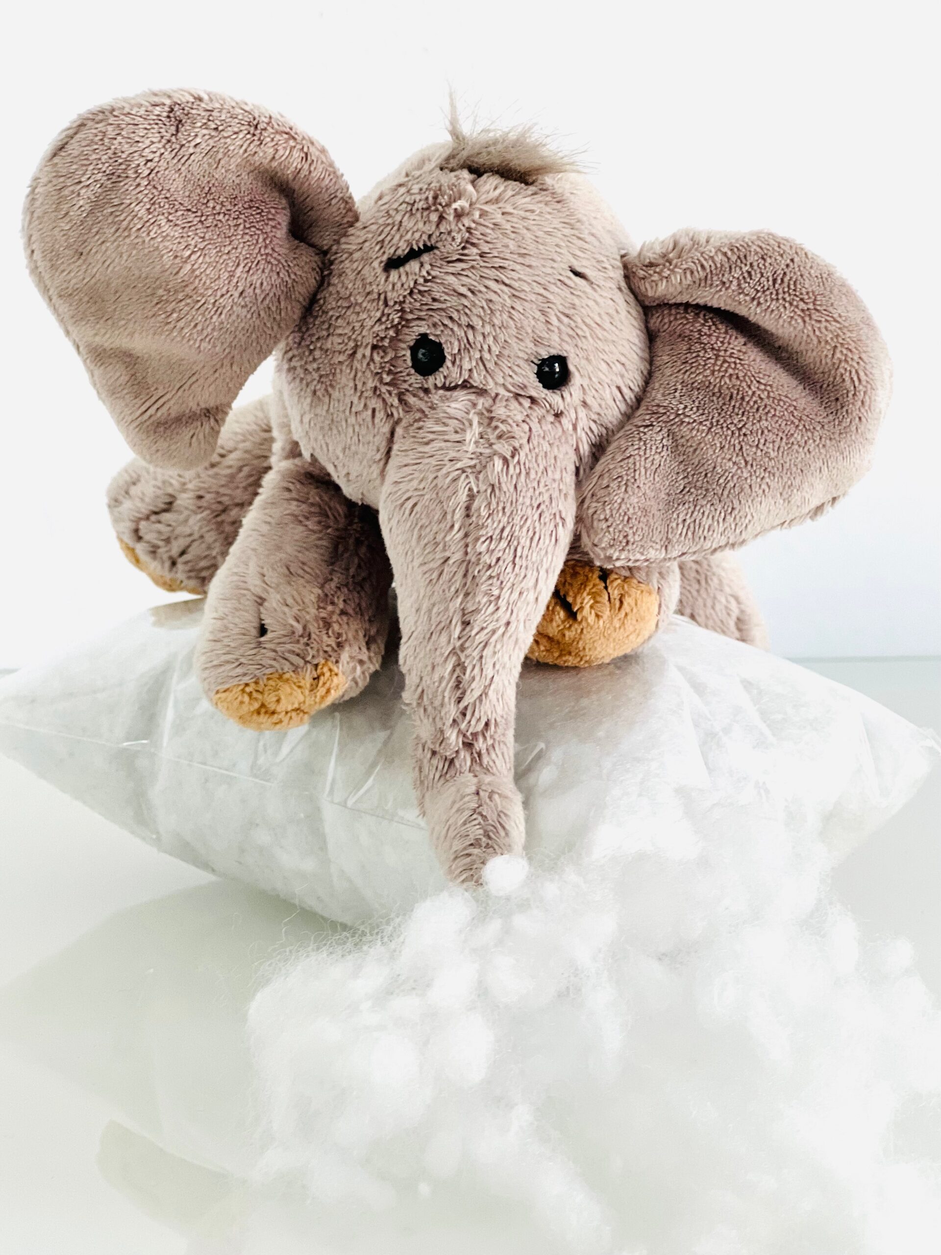 Füllmaterial für Kopfkissen, Plüschtiere, zum Basteln - Polyesterfaserbällchen - 30g – Bild 5