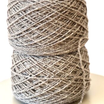 STRICKWOLLE - 100% Schurwolle 2200 Gramm - NEU - GRAU-BRAUN