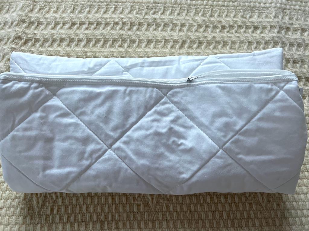 Schutzkissenbezug 40x80 cm, Kissen Inlett, Kissenhülle, 100% Baumwolle, versteppt, mit Reissverschluss, ohne Füllung – Bild 4