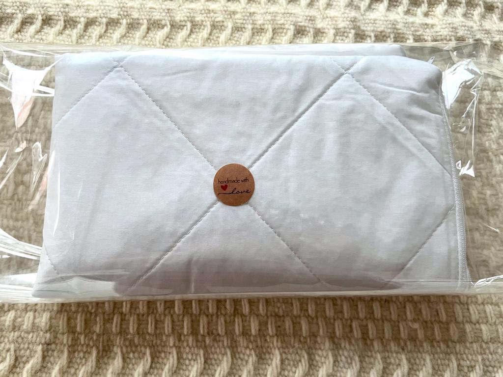 Schutzkissenbezug 40x80 cm, Kissen Inlett, Kissenhülle, 100% Baumwolle, versteppt, mit Reissverschluss, ohne Füllung