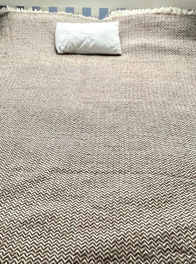 XXL Merino Tagesdecke, 100% Schafschurwolle, 230cmx200cm – Bild 10