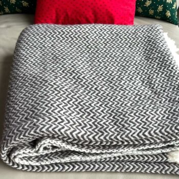 XXL Merino Tagesdecke, 100% Schafschurwolle, 230cmx200cm